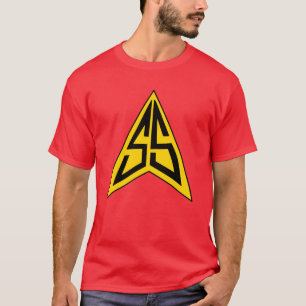 T-shirt argenté de filet
