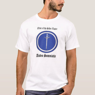 T-shirt argenté de rapière