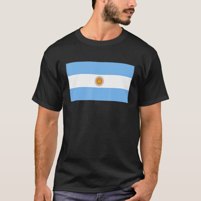 T-shirt Argentina Flag Argentine Pride Funny Speech of Arg (Devant)