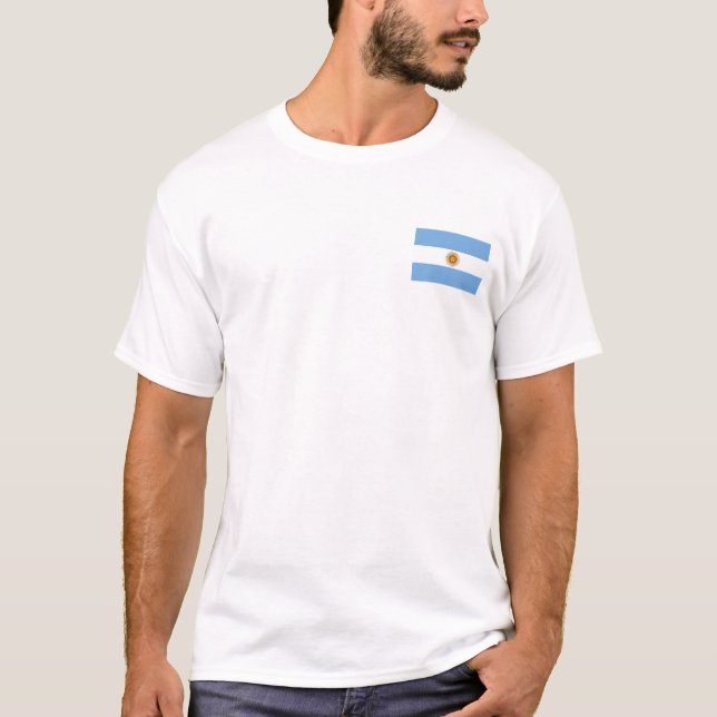 T-shirt Argentina Flag T-Shirt, Patriotic T-Shirts, (Devant)