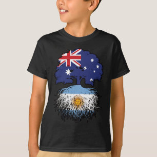 T-shirt Argentine Argentine Australie Australie racine arb
