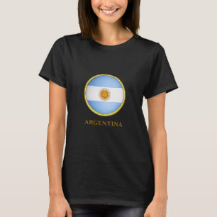 T-shirt Argentine - Drapeau de l'Argentine