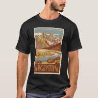 Argentine Travel Art Vintage