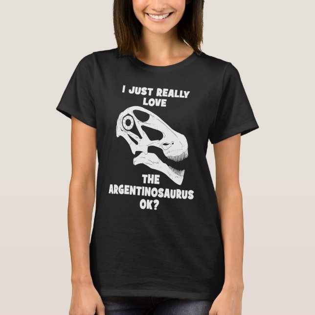 T-shirt Argentinosaurus Skull Fossil Hunter  2 (Devant)