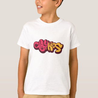 T-shirt Argile Kids - Logo chemisette blanche
