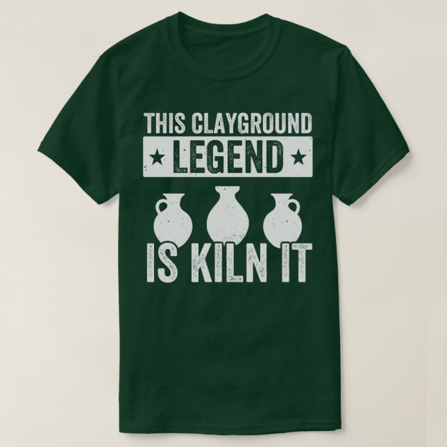 T-shirt ArgileFunny Potter Potter Argile (Design devant)