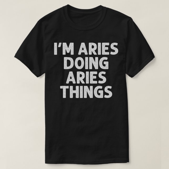 T-shirt ARIES Cadeau faisant le nom des choses amusant Jo  (Design devant)
