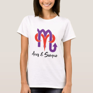 T-shirt Aries et Scorpio Couples Horoscope Zodiac