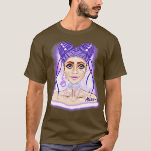 T-shirt Aries Girl Birthday Zodiac Women Né en mars Avr