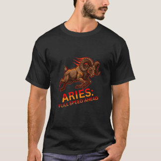 T-shirt Aries : Pleine Vitesse En Avant