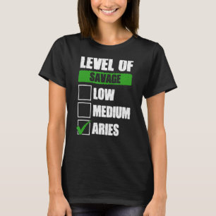 T-shirt Aries Zodiac Anniversaire célébrations anniversair