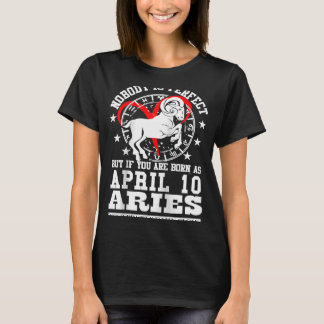 T-shirt Aries Zodiac Horoscope 10 Avril Pour Femmes Hommes
