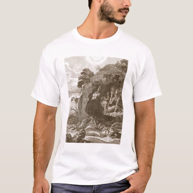 T-shirt Aristeus oblige proteus pour indiquer ses oracles, (Devant)