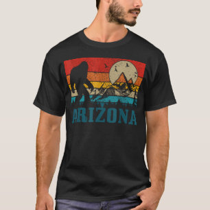 T-shirt Arizona Bigfoot Vintage Montagnes Randonnée