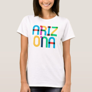 T-shirt Arizona Classic Vintage coloré 80s Pop Art