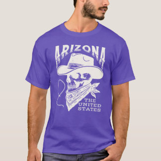 T-shirt Arizona Cowboy Crâne Beige
