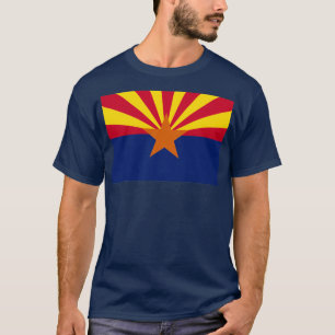 T-shirt Arizona Drapeau AZ Arizona Né