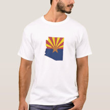 Arizona Plan Plan Formé Drapeau d'État de l'Arizon
