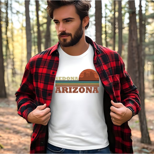 T-shirt Arizona Sedona coucher de soleil vintage az retro (Créateur téléchargé)
