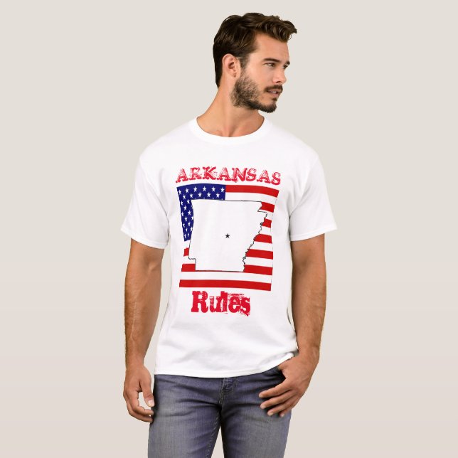 T-SHIRT ARKANSAS   (Devant entier)