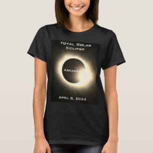 T-shirt Arkansas Total éclipse solaire 8 avril 2024