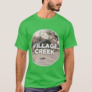 T-shirt Arkansas Village Creek State Park Surdimensionné