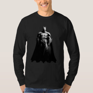 T-shirt Arkham City   Batman Black and White Wide Pose