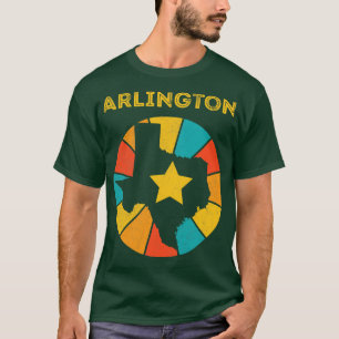 T-shirt Arlington Texas Vintage Souvenir détendu 1