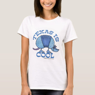 T-shirt Armadillo Blue-Texas est Cool