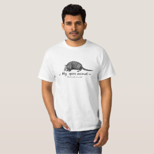 T-shirt Armadillo est mon animal d'esprit. Tâche-moi pour