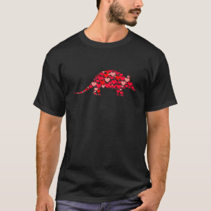 T-shirt Armadillo Lover Cute Love Hearts Animals Couples V