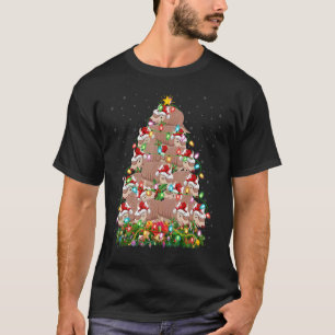 T-shirt Armadillo Lumières de Noël Père Noël Armadillo No
