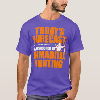 T-shirt Armadillo sponsorisé par les prévisions d'aujourd'