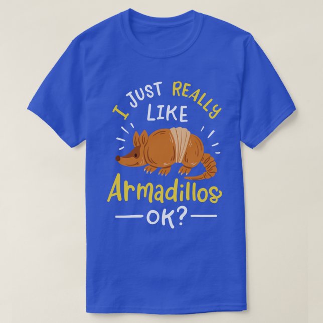 T-shirt Armadillos Armadillo Lover (Design devant)