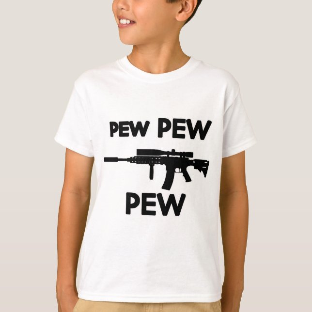 T-shirt Arme à feu de banc de banc (Devant)
