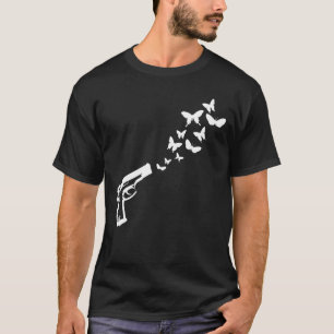 T-SHIRT ARME À FEU DE PAPILLON