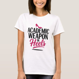 T-shirt Arme académique dans les talons