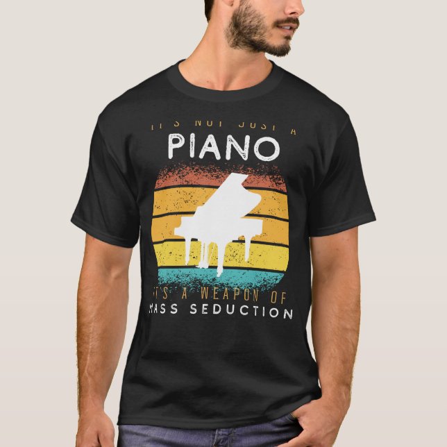T-shirt Arme de la Seduction de masse Piano Tee - Clés jou (Devant)