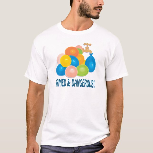 T-shirt Armé et dangereux (Devant)
