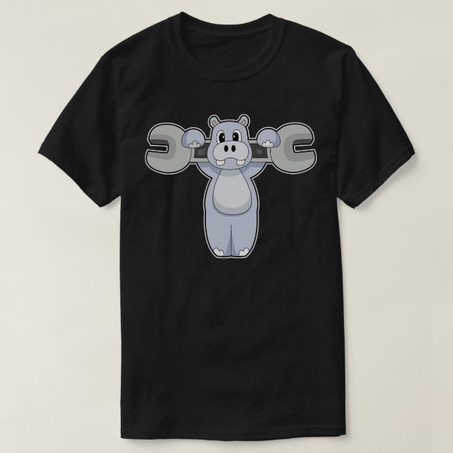 T-shirt Arme mécanique Hippo (Design devant)