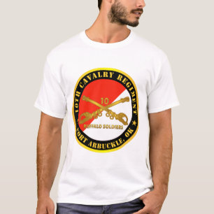 T-shirt Armée - 10e régiment de cavalerie - Fort Arbuckle,
