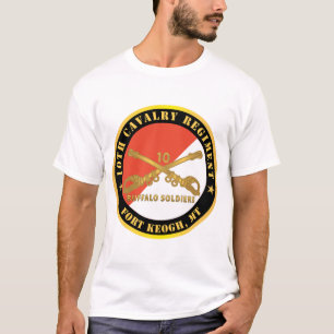T-shirt Armée - 10e régiment de cavalerie - Fort Keogh, MT