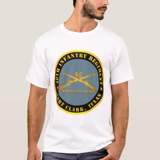 T-shirt Armée - 40e régiment d'infanterie - Soldats de Buf