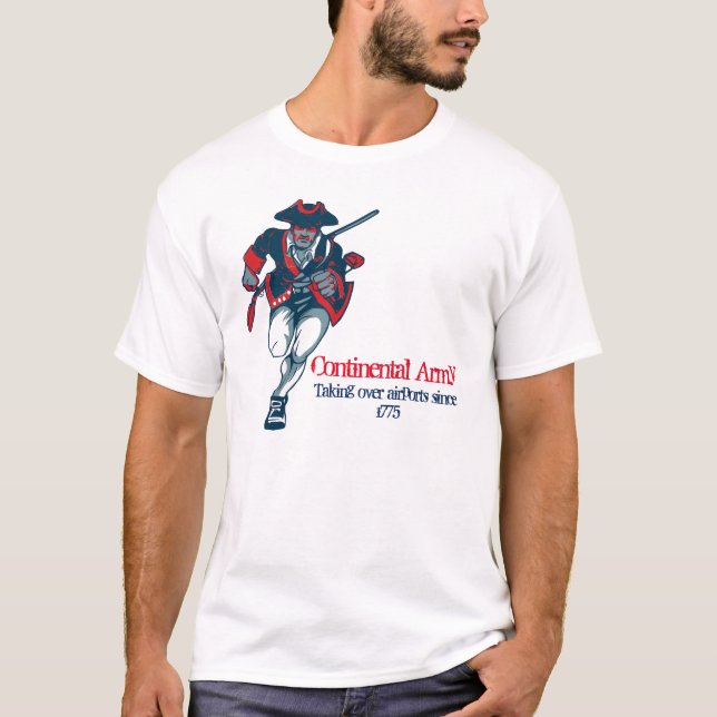 T-shirt Armée continentale de Donald Trump (Devant)