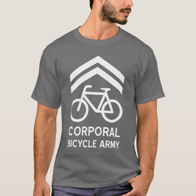 T-shirt Armée de bicyclette (Devant)