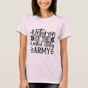 T-shirt Armée de la femme vétéran Fière militaire