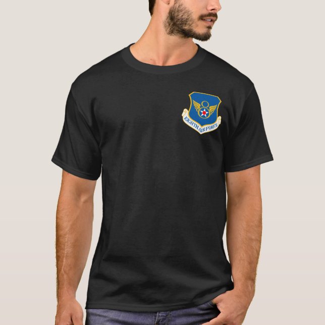 T-shirt Armée de l'Air "de belle de Memphis la 8ème" (Devant)