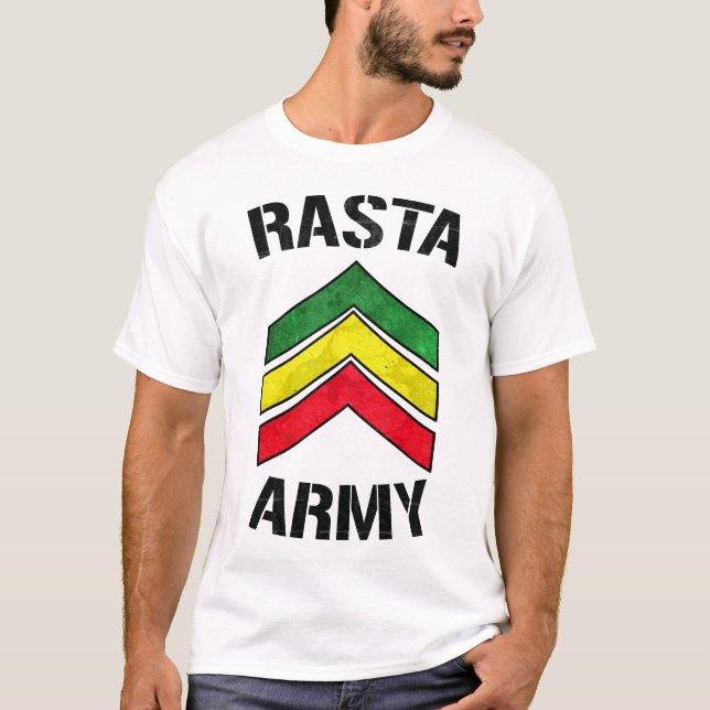 T-shirt Armée de Rasta (Devant)