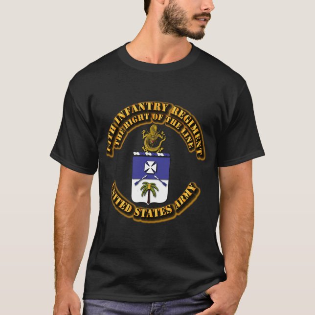 T-shirt Armée de terre - ACO - 14e régiment d'infanterie (Devant)