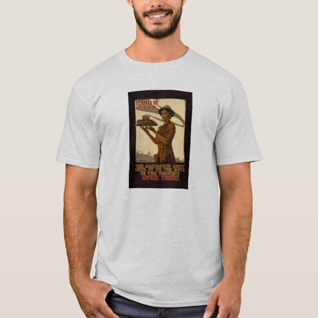 T-shirt Armée du salut dans WW1 - reconstituant (Devant)